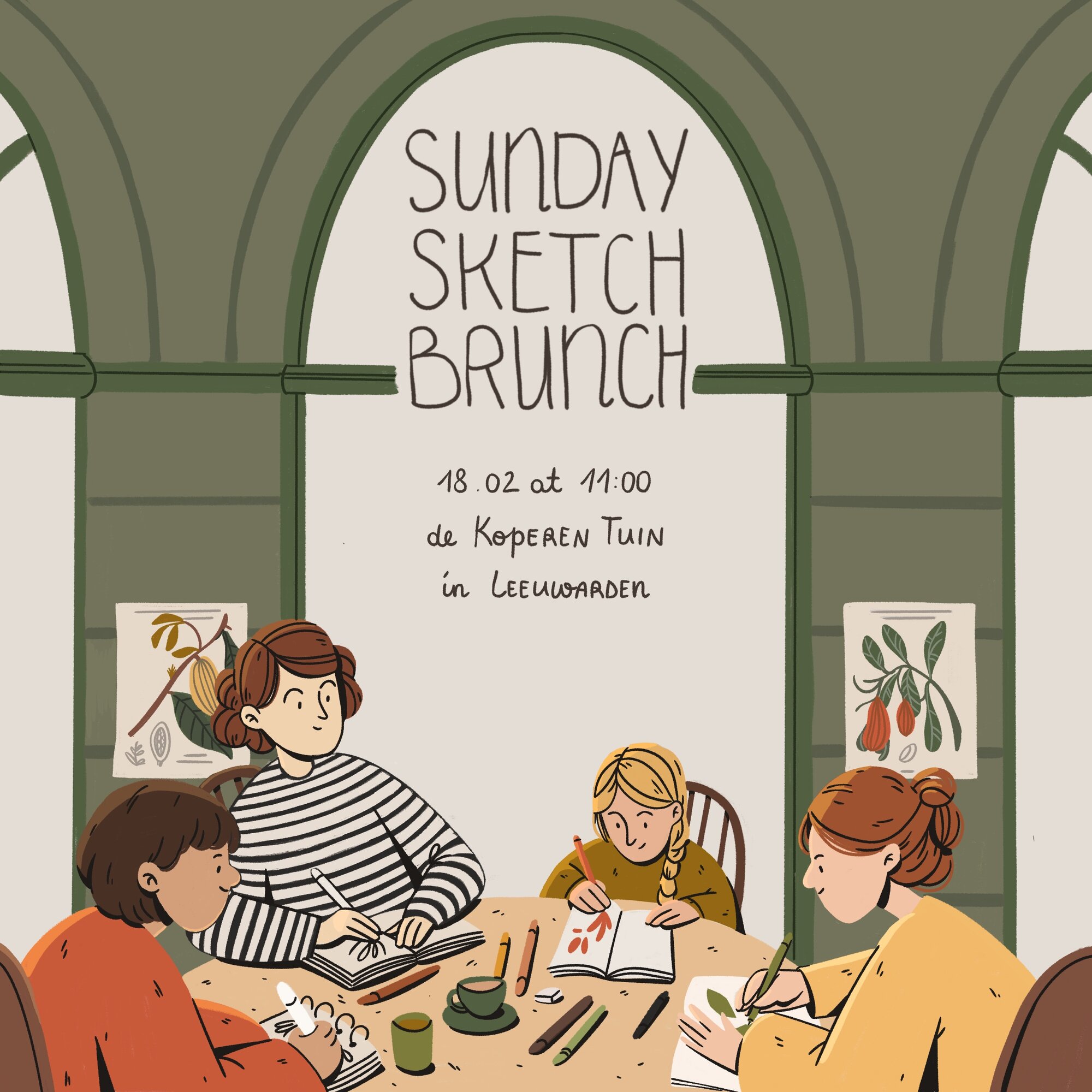 Sunday Sketch Brunch